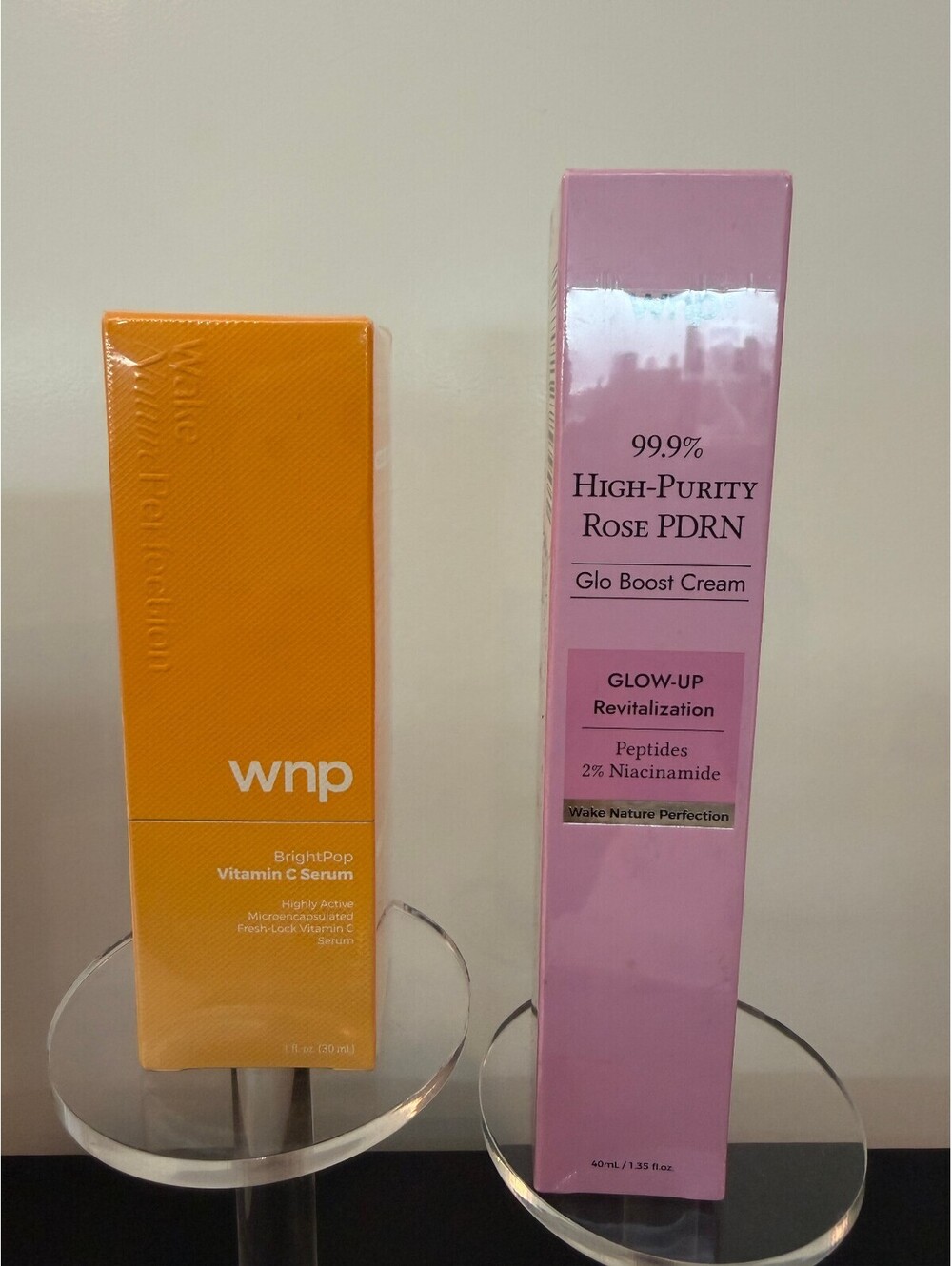 WNP Vitamin C Serum & Rose PDRN Glow Cream Duo